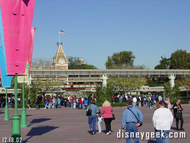 Taken - 1:48pm - Disneyland's Entrance