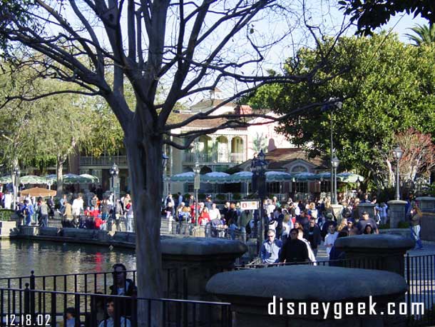Taken - 2:42pm - Looking back along the Rivers of America