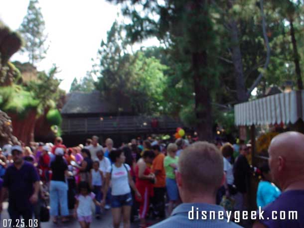 Taken - 4:34pm - Disneyland, Critter Country (oops blury)