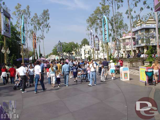 Taken - 1:35pm - Fantasyland looking toward Small World