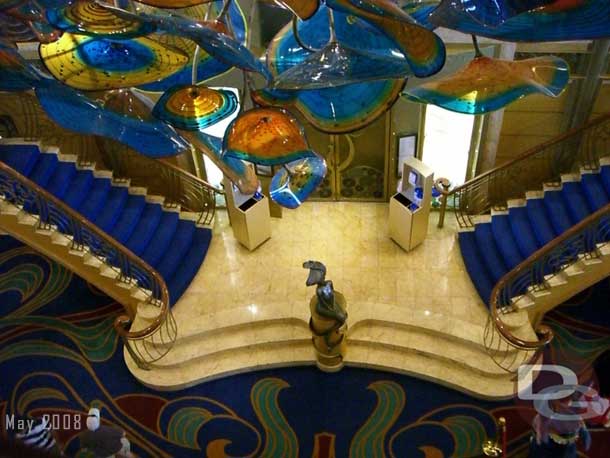 The main lobby features Ariel.