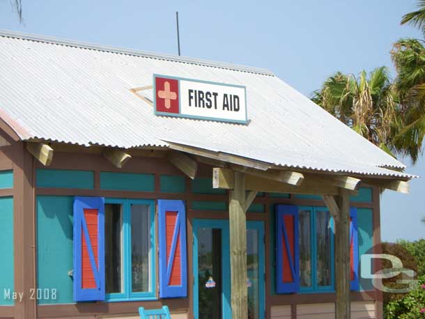 The islands first aid station.