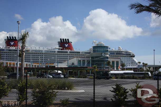 The Disney Cruise terminal.