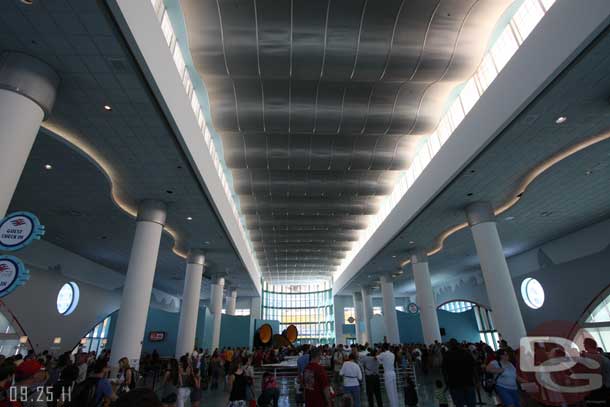 The main concourse of the terminal.
