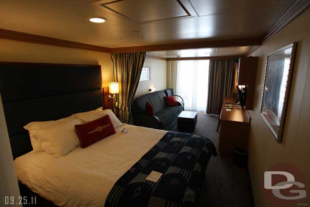 A look around their stateroom
