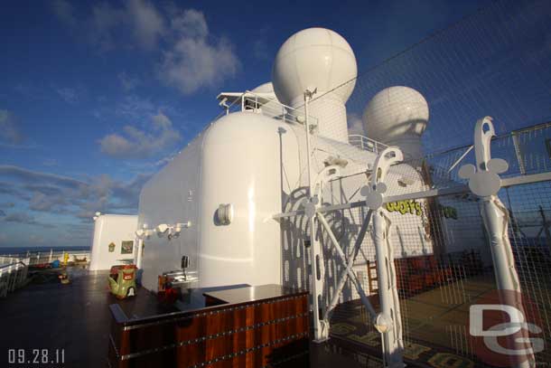 Above you can see some of the communications gear for the ship.