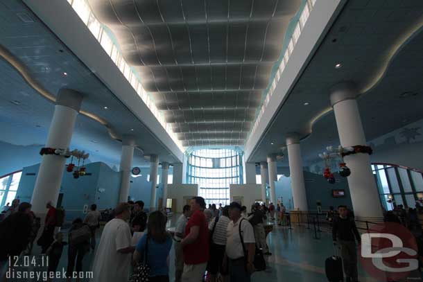 Looking back toward the entrance.