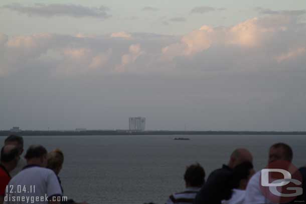 Kennedy Space Center drifting further away.