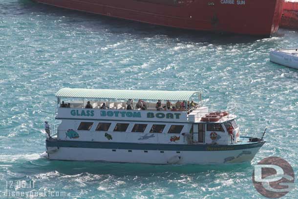 so anyone know why a glass bottom boat would have two decks? 