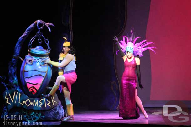 Next up the gang from Emperors New Groove (thought this was an odd choice.. not sure how many people really know Yzma and her sidekick Kronk.