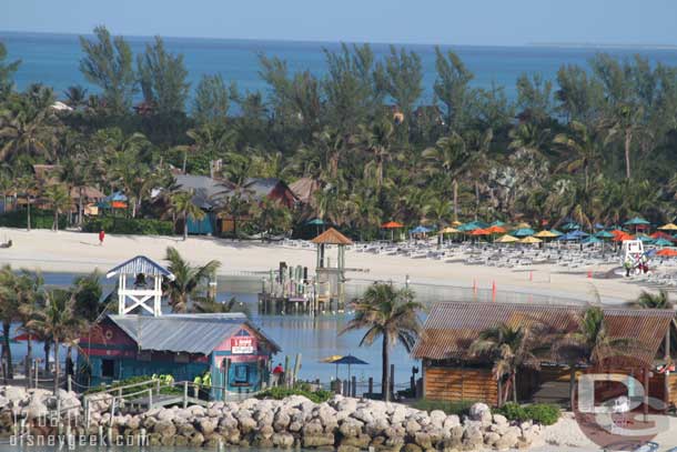 These pictures were taken from our room after breakfast before heading ashore (around 8:15am)