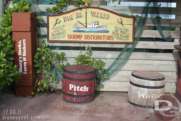 I like how the tradition of honor Disney folks continued on the island.  Al Weiss was president of Disney World for a while as well as Disney parks world wide.