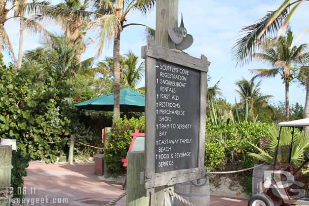 Plenty of signs to help you find your way.  Plus most of the Islands areas are pretty much arranged in a straight line so if you keep walking you will eventually run into what you are looking for probably.