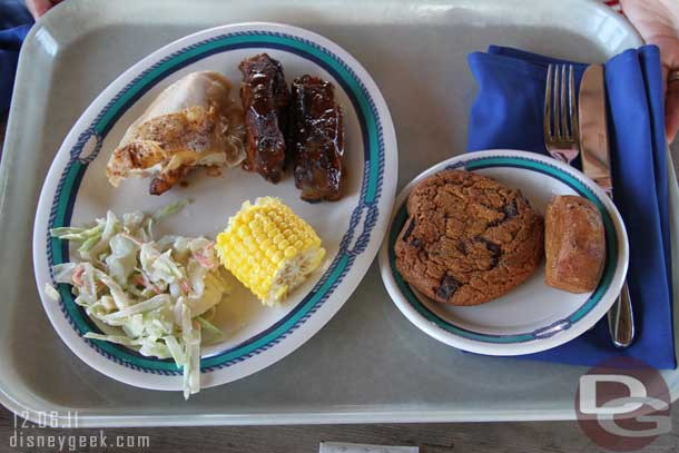 A sampling of the lunch choices.