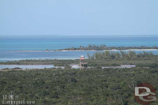 The observation tower looks so far away, even with the telephoto lens.