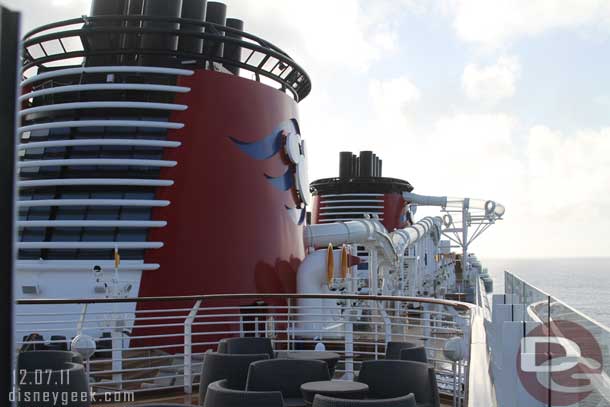 Looking toward the aft of the ship.