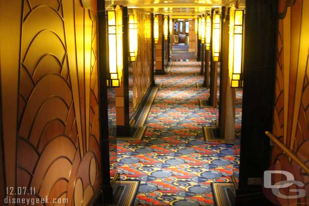 The hallway by the Buena Vista Theater