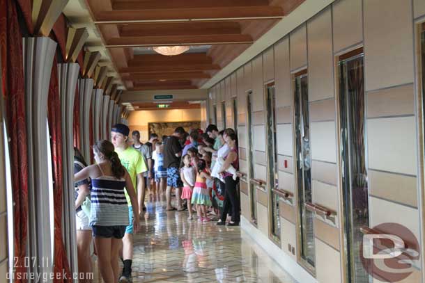 Walking down the hall spotted this line.  It was for princess photos.