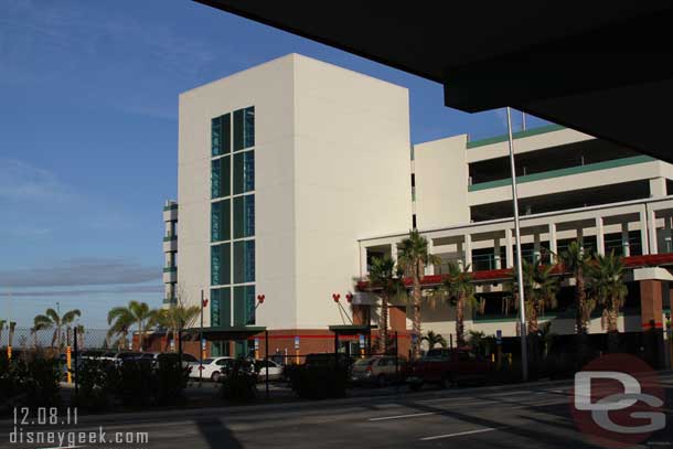 The Disney garage across the street.