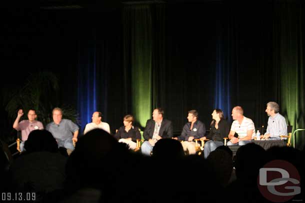 There was an all star panel of Imagineers and Pixar people.