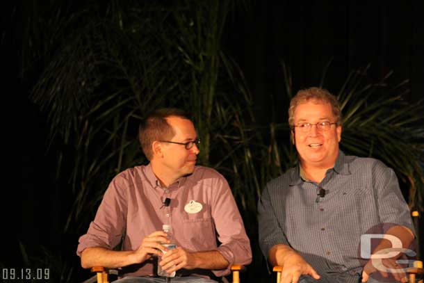 On the right - Bob Weiss (Imagineering - Executive Vice President)