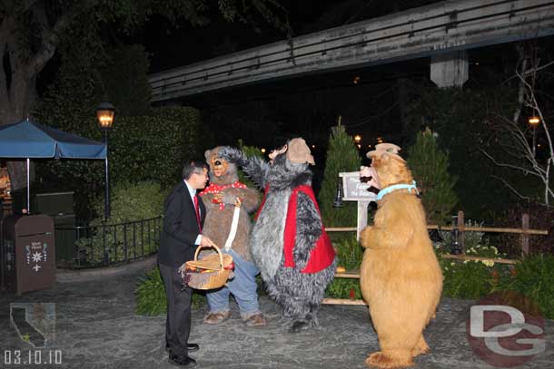 A great surprise the Country Bears out near the Matterhorn.