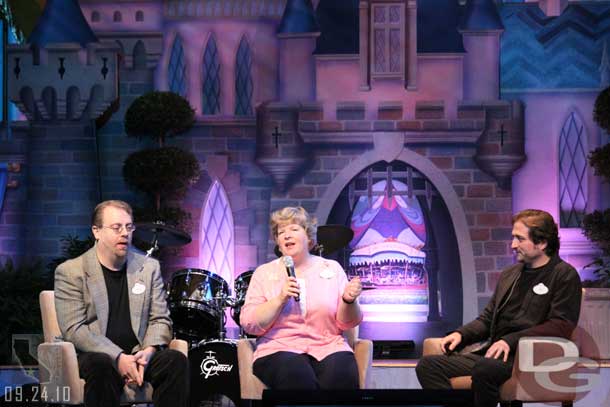 The three of them discussed some Disney collectibles and then launched into a great slide show.  Again I was snapping away and not able to take notes.