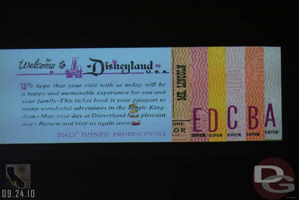 And of course Ticket Books