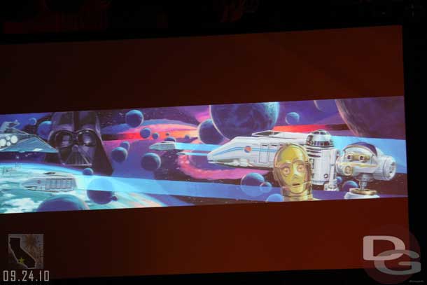 Proposed exterior artwork.