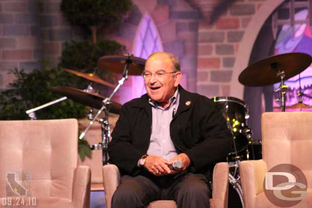 After lunch was the Imagineering the Magic of Disney panel hosted by Marty Sklar