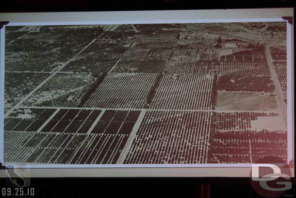 The future home of Disneyland taken in the summer of 1953.