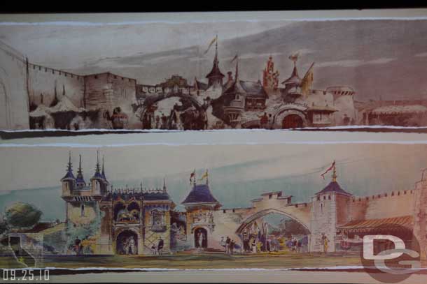 Some concepts for the original Fantasyland.