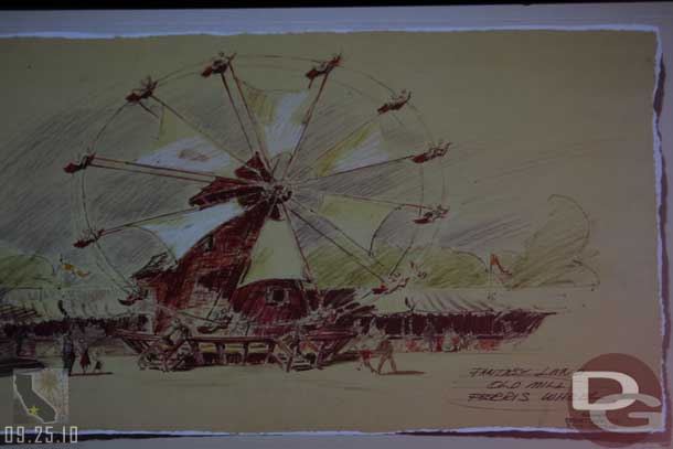 An Old Mill attraction (never built)