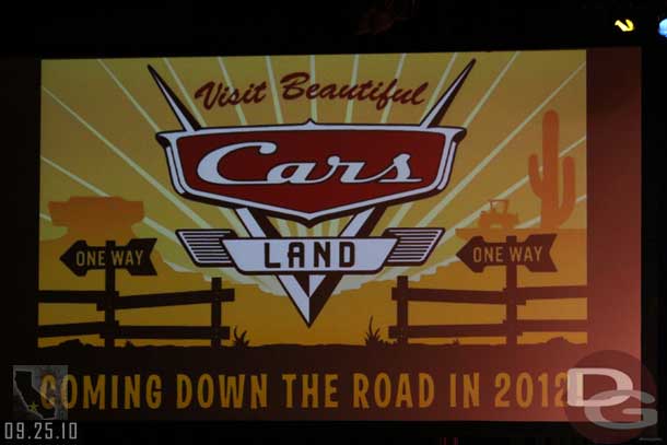 Lastly they announced when we left for the dinner break we would be receiving a set of posters of the signs that are on the construction walls at DCA.