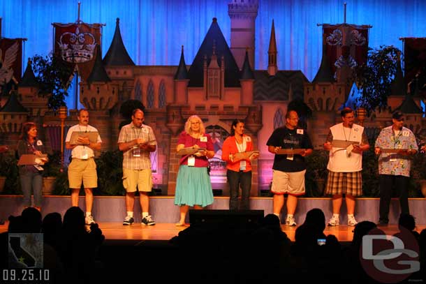 Once they took the stage they ran through a sample of what the trivia game would be like.