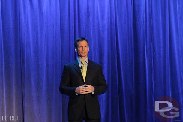 Tom Staggs was there to represent the company.