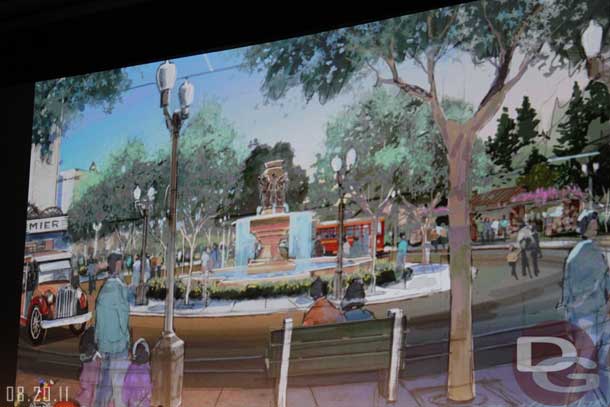 A look at some early renderings of the fountain.