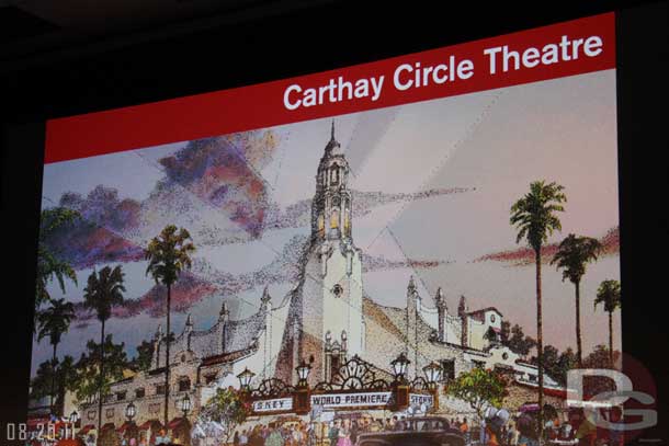 The Carthay will be the icon for the park.