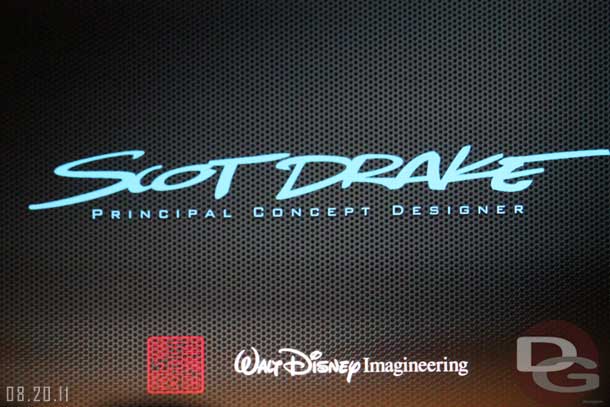 Next up Scot Drake who is a principal concept designer.