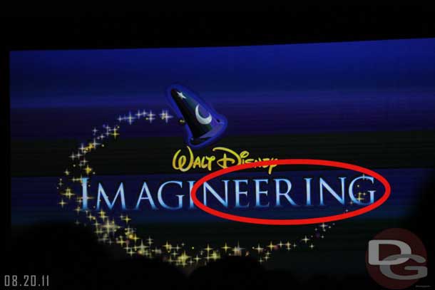 Next up was Mark Sumner, senior technical director and project/ride engineer.  I could relate to him.  He started off talking about how he was the neering in Imagineering.