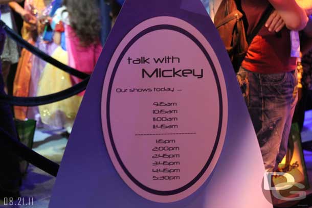 Talk with Mickey... how did I miss this??