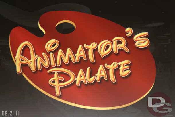 The Animators Palate has been tweaked for the Fantasy.