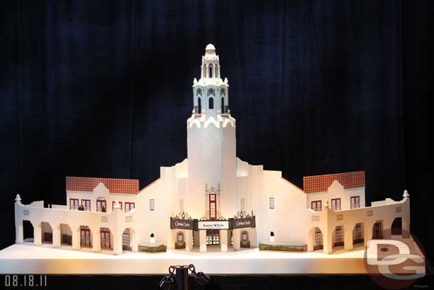 A larger model of the Carthay was near by, but not as detailed.