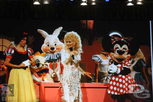 Dolly Parton at the parks (I forget which TV special this was for).