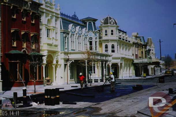 Paving of Main Street.  February 25, 1971 (Dave Smith took the picture and had the date).