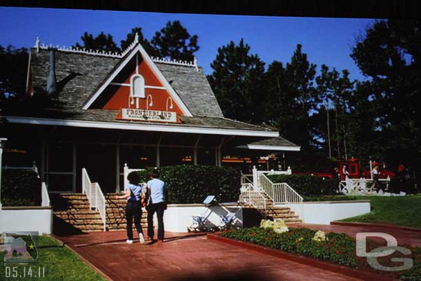 The original Frontierland station