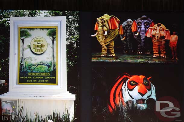 The Jungle Book show originally ran in the Theater of the Wild