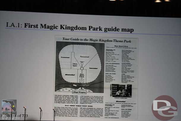 The first park map.