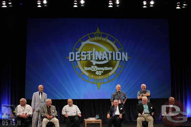 After the panel both groups assembled for a group shot.