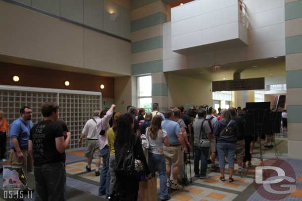 Outside the masses had lined up for autographs (I am not a big autograph person so I skipped it).